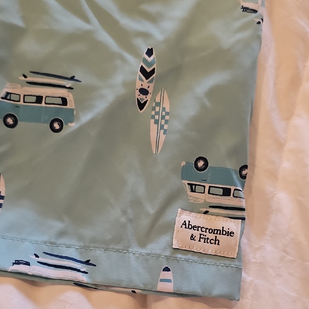 Abercrombie & Fitch Surf Van Print Shorts